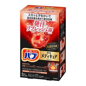 バブ　メディキュア　発汗リフレッシュ浴　６錠入