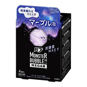 バブ　モンスターバブルＭＥＧＡ級　マーブル泡　４錠入