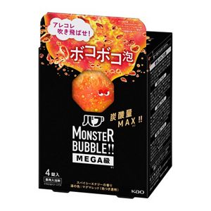 バブ　モンスターバブルＭＥＧＡ級　ボコボコ泡　４錠入