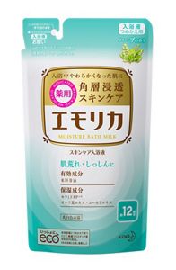 エモリカ 薬用スキンケア入浴液 ハーブの香り ［つめかえ用］