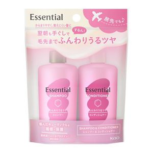 エッセンシャル　ふんわりうるツヤ　シャンプー＆コンディショナー　ミニセット　９０ｍｌ