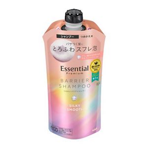 エッセンシャル　プレミアム　うるおいバリアシャンプー　シルキー＆スムース　つめかえ用　３４０ｍｌ