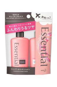 エッセンシャル　ふんわりうるツヤ　シャンプー＆コンディショナー　ミニセット　９０ｍｌ