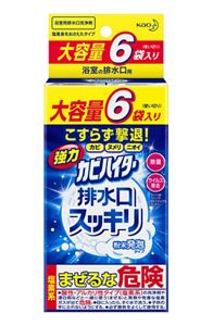 強力カビハイター　排水口スッキリ　６袋入り