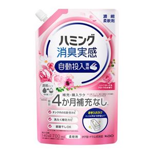 ハミング消臭実感自動投入専用　ふわりローズ＆フローラルの香り　７００ｍｌ