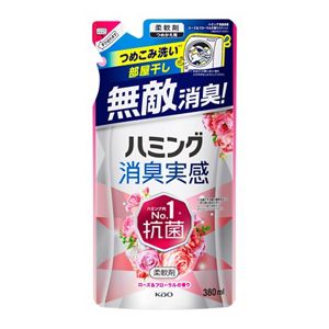 ハミング消臭実感　ローズ＆フローラルの香り　つめかえ用　３８０ｍｌ