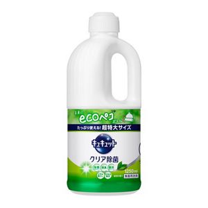 キュキュット　クリア除菌　緑茶の香り　つめかえ用　１２５０ｍｌ