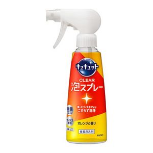 キュキュット　CLEAR泡スプレー　オレンジの香り　本体