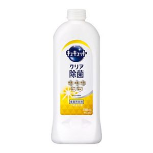 キュキュット　クリア除菌　レモンの香り　つめかえ用　３７０ｍｌ