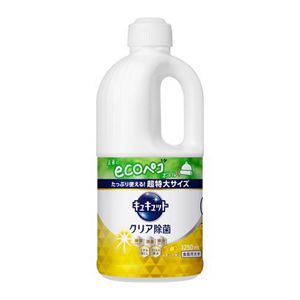 キュキュット　クリア除菌　レモンの香り　つめかえ用　１２５０ｍｌ