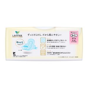 ロリエ　しあわせ素肌　超スリム　多い昼～ふつうの日用２０．５ｃｍ　羽つき　２４個