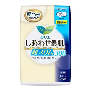 ロリエ　しあわせ素肌　超スリム　昼夜兼用３０ｃｍ　羽つき　１３個