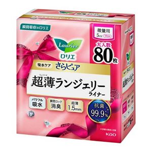 ロリエ　さらピュア吸水　超吸収スリム　５ｃｃ　スーパージャンボ８０枚