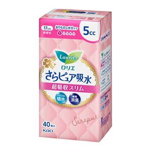 ロリエ　さらピュア吸水　超吸収スリム　5ｃｃ　４０枚