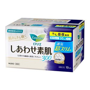 ロリエ　しあわせ素肌　超スリム　昼夜兼用３０ｃｍ　羽つき　１３個