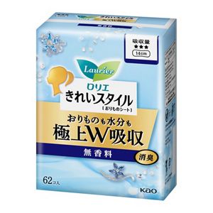 ロリエ　きれいスタイル　極上Ｗ吸収　無香料　６２コ入