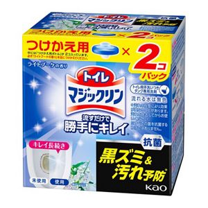 トイレマジックリン　流すだけで勝手にキレイ　ライトブーケの香り　つけかえ用　８０ｇ×２