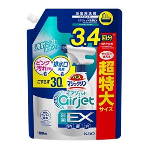 バスマジックリン　エアジェット　除菌ＥＸ　ハーバルクリアの香り　つめかえ用　１１００ｍｌ