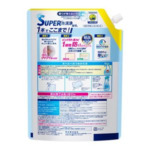 バスマジックリン　ＳＵＰＥＲ泡洗浄　香りが残らないタイプ　つめかえ用　１２００ｍｌ