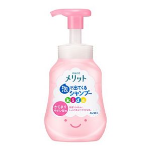 メリット　泡で出てくるシャンプーキッズ　からまりやすい髪用　ポンプ　３００ＭＬ