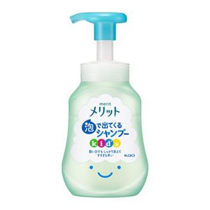 メリット　泡で出てくるシャンプーキッズ　ポンプ　３００ＭＬ