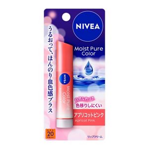 ニベア　モイストピュアカラーリップ　アプリコットピンク　３．５ｇ