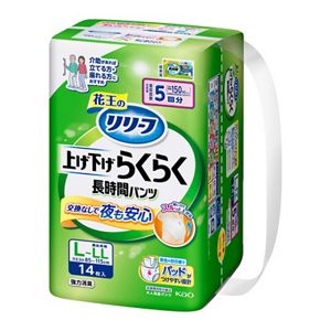 リリーフ　パンツタイプ　上げ下げらくらく長時間パンツ　５回分　Ｌ－ＬＬ１４枚