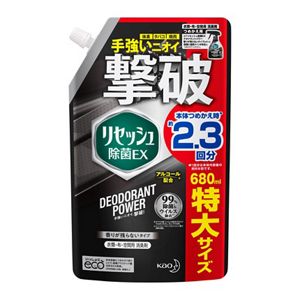 リセッシュ除菌ＥＸ　デオドラントパワー　香りが残らないタイプ　つめかえ用　６８０ｍｌ